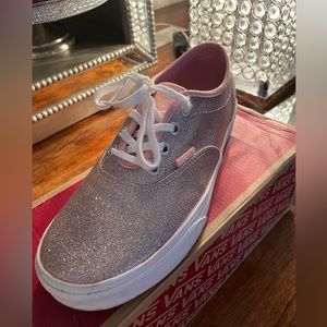 Vans glitter pink sneakers
